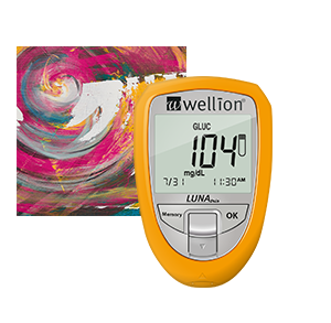 Wellion LUNA Trio Blutzuckermessgerät Wellion LUNA Trio Blutzuckermessgerät, 3 Werte für mich - Glukose, Cholesterin und Harnsäure