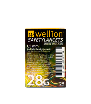 Wellion SAFETYLANCETS 28G