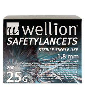 Wellion SAFETYLANCETS 25G