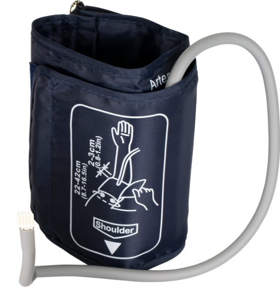 Wellion WAVE design Oberarm-Manschette