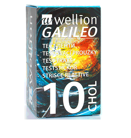 Wellion GALILEO Cholesterin Teststreifen / cholesterol test strips