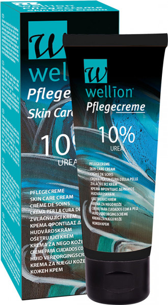 Wellion Pflegecreme mit 10% Urea (Harnsäure)