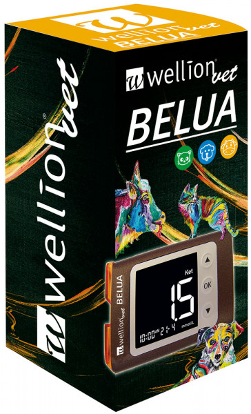 WellionVet BELUA Blutzucker & Ketone Messgerät Verpackung